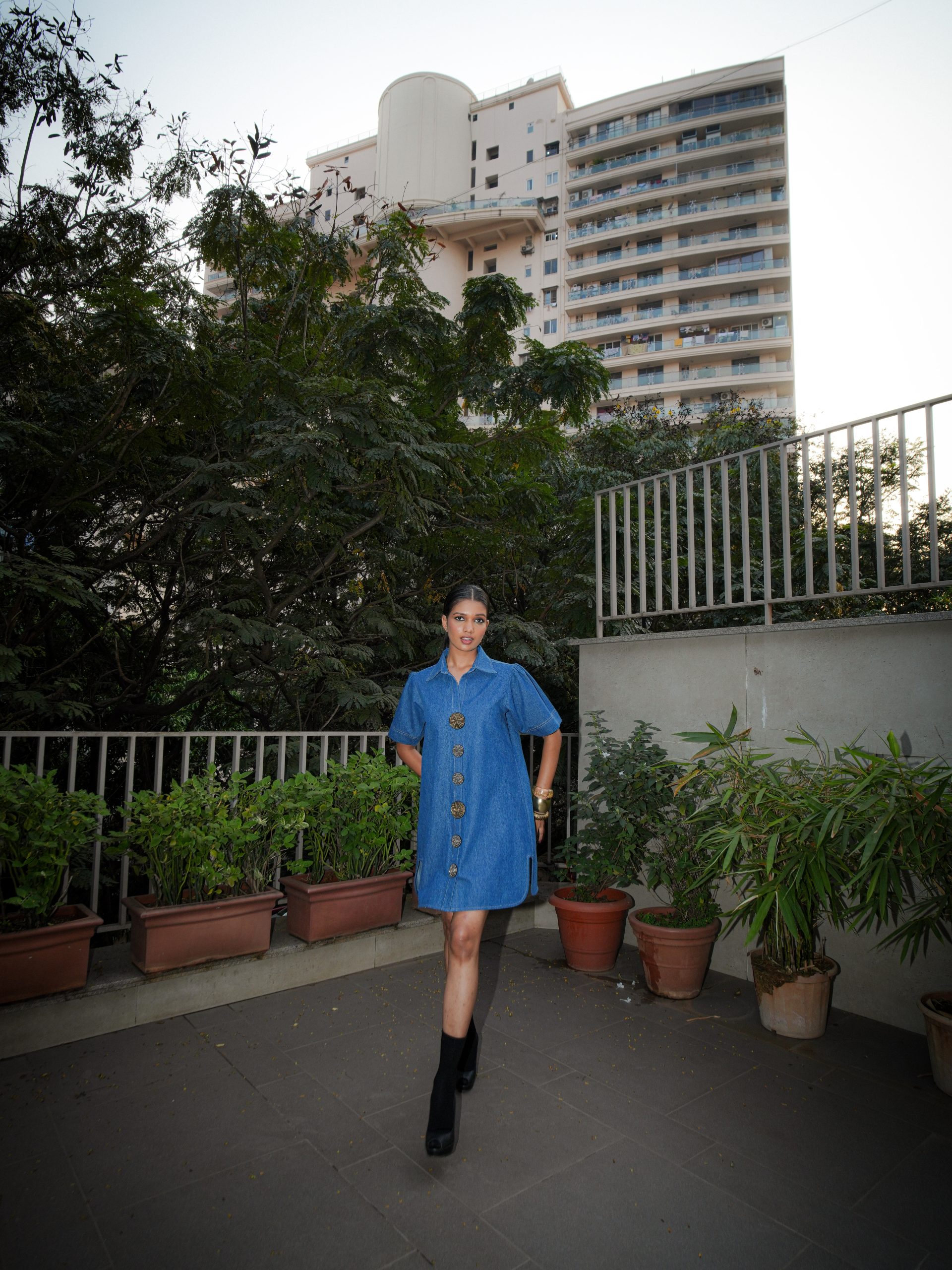 Denim Shirt Dress