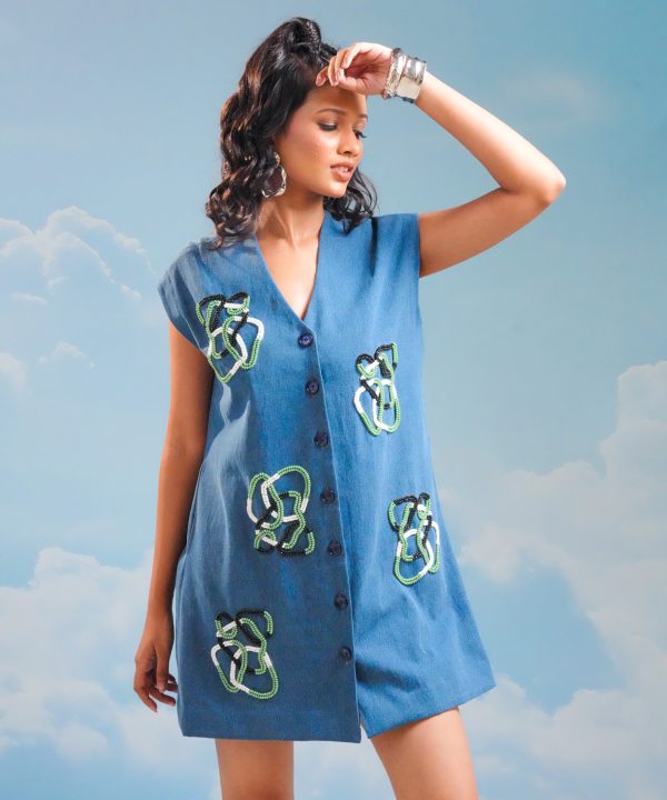 Denim t shirt dress