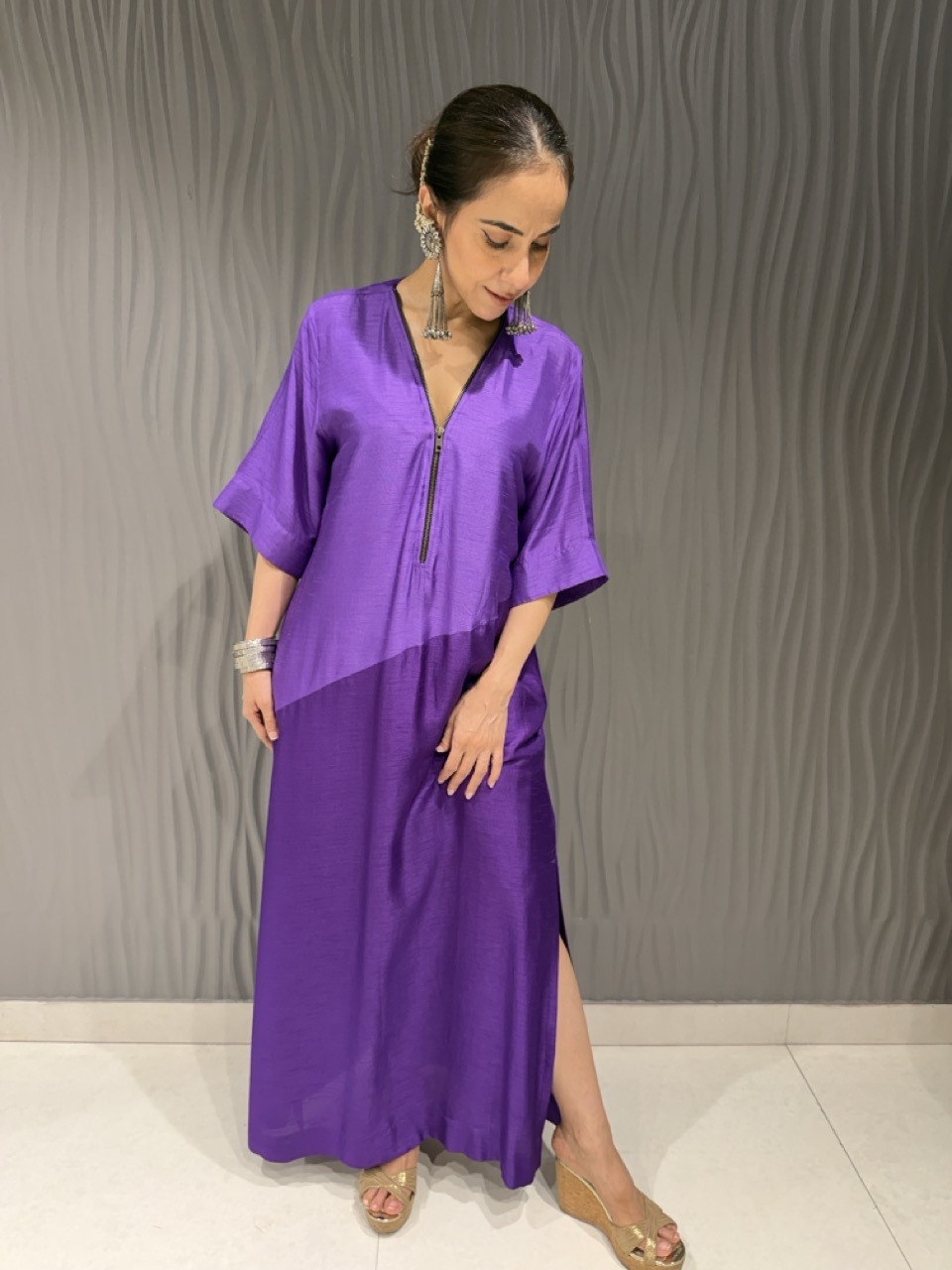 Purple dress